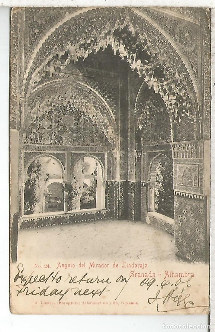 Postales: GRANADA ALHAMBRA ESCRITA - Foto 1