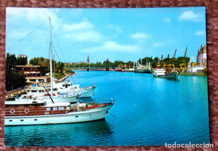 Postales: SEVILLA - EL GUADALQUIVIR - Foto 1