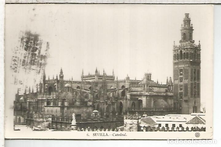 Postales: SEVILLA CATEDRAL ESCRITA - Foto 1