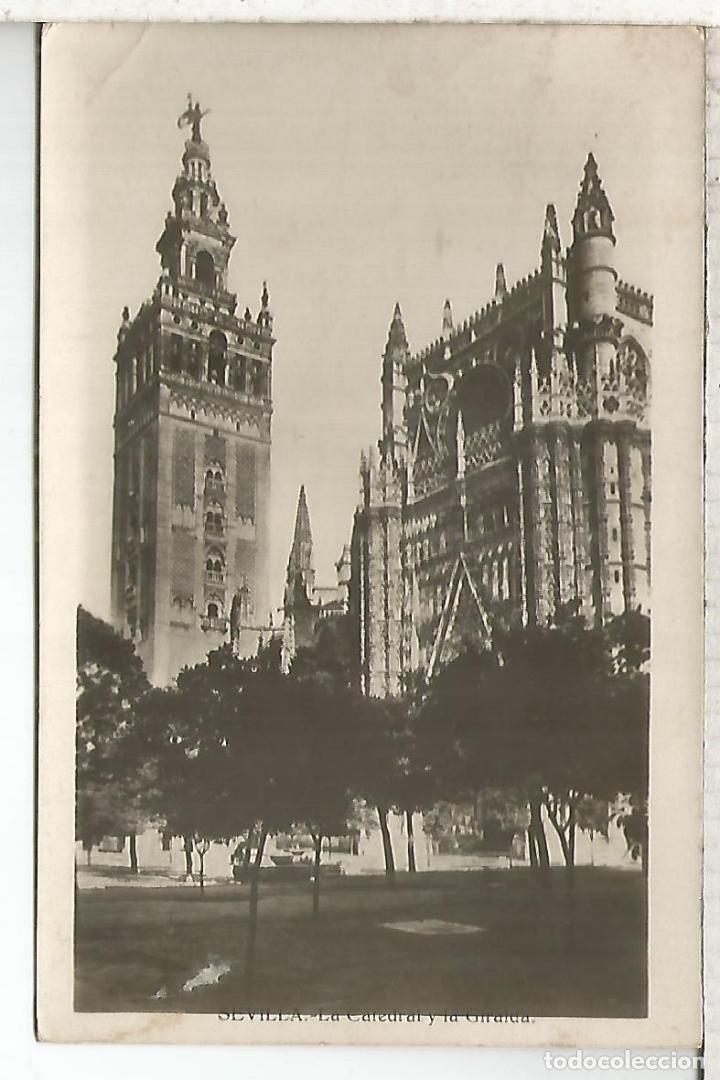 Postales: SEVILLA CATEDRAL ESCRITA - Foto 1