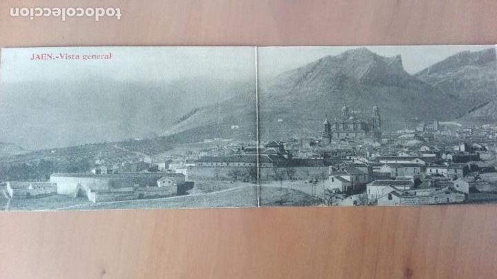 Postales: POSTAL CUADRUPLE JAEN VISTA GENERAL PANORAMICA EDI VIUDA JOSE M. ROMERO ANDALUCIA PERFECTA CONSERVAC