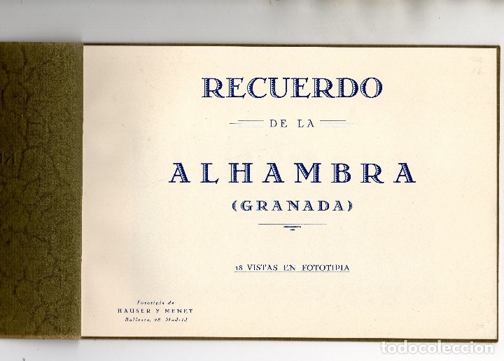 Postales: granada recuerdo de la alhambra - Foto 2