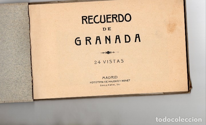 Postales: recuerdo de granada. hauser y menet - Foto 2