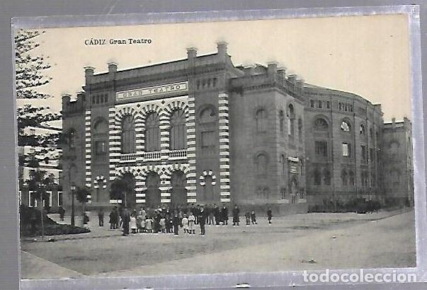 Postkarten: TARJETA POSTAL DE CADIZ - GRAN TEATRO. HAUSER Y MENET