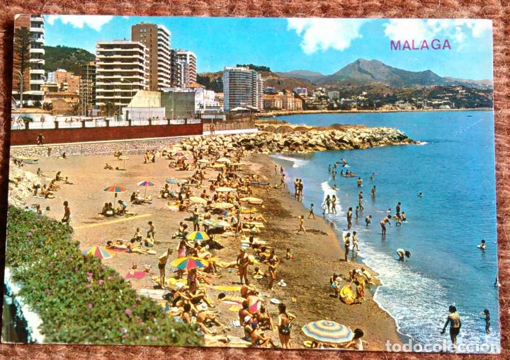 Postales: MALAGA - PLAYA DE CLUB NAUTICO
