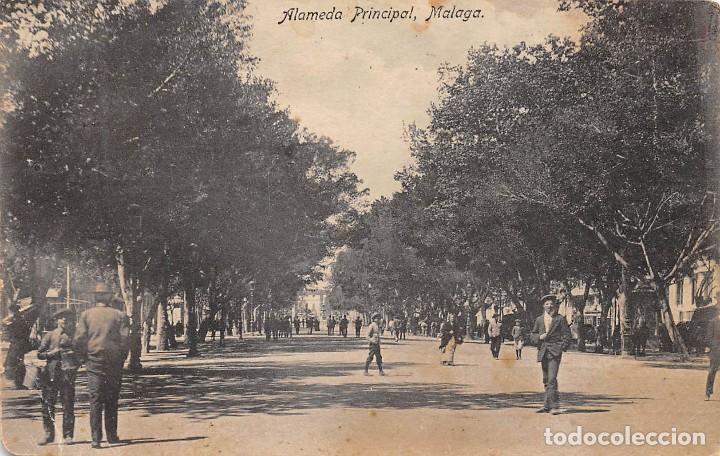 Postales: M&Aacute;LAGA.- ALAMEDA PRINCIPAL
