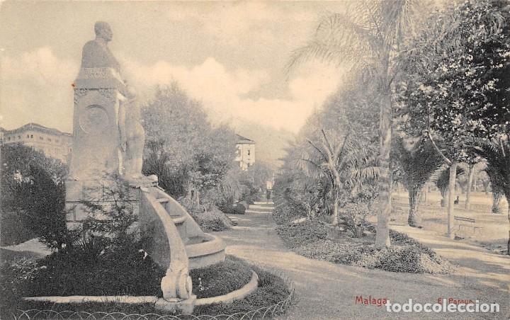 Postales: M&Aacute;LAGA.- EL PARQUE