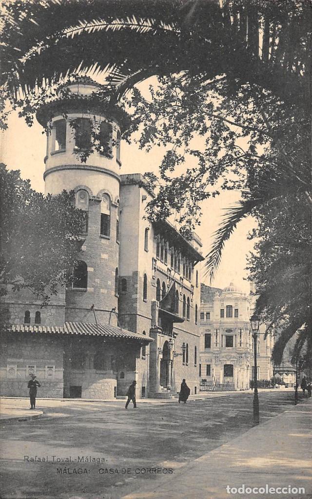 Postales: M&Aacute;LAGA.- CASA DE CORREOS