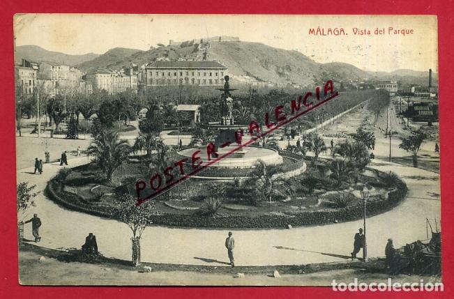 Postales: POSTAL MALAGA, VISTA DEL PARQUE, P88879