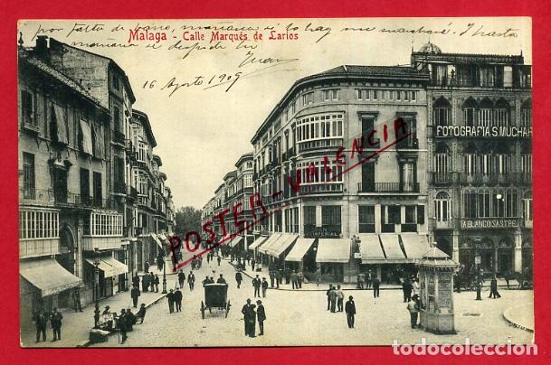 Postales: POSTAL MALAGA, CALLE MARQUES DE LARIOS, P88886