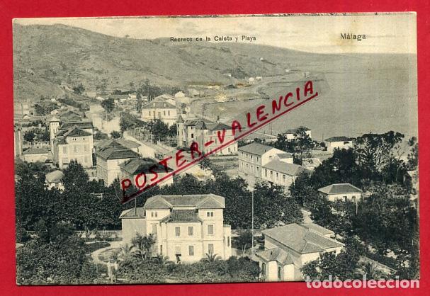 Postales: POSTAL MALAGA, RECREOS DE LA CALETA Y PLAYA, P88887