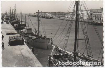 Postales: POSTAL DEL PUERTO SANTA MARIA. EL PUERTO MUELLE COMERCIAL   P-ANPS-122