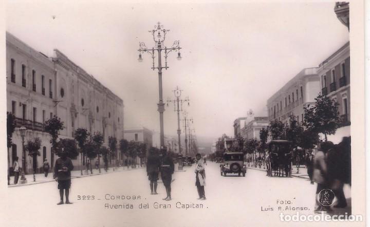 Postcards: POSTAL DE CORDOBA - AVENIDA DEL GRAN CAPIT&Aacute;N .
