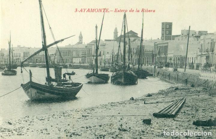 Postales: AYAMONTE ESTERO  DE LA RIBERA. HACIA 1920. - Foto 1