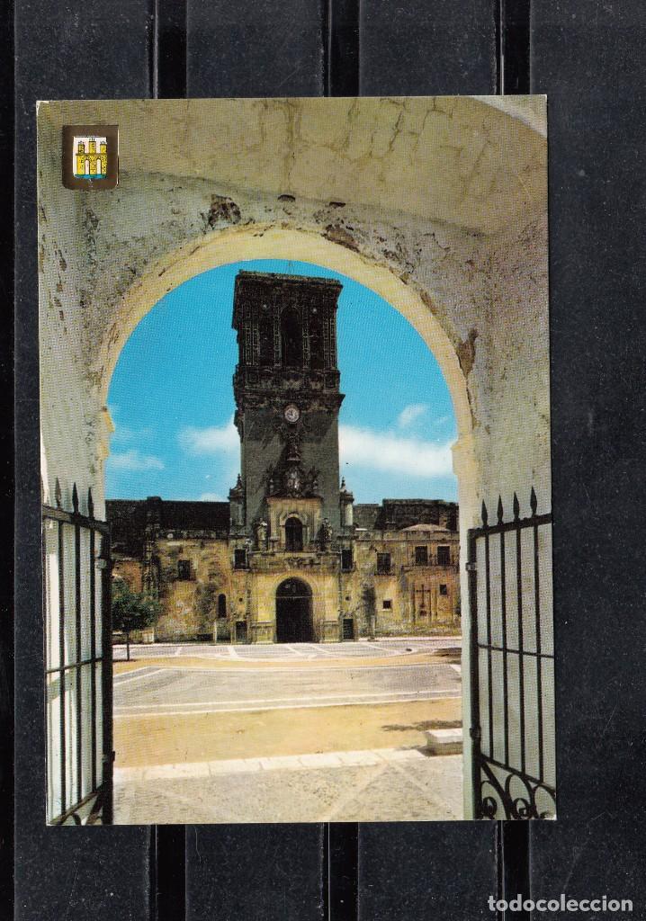 Postales: N&ordm; 7 ARCOS DE LA FRONTERA. TORRE DE LA IGLESIA PARROQUIAL DE SANTA MAR&Iacute;A
