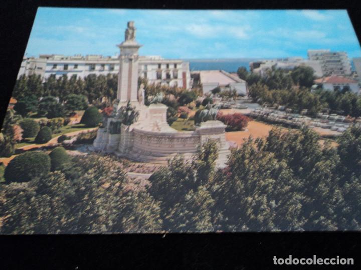 Postales: CADIZ. PLAZA DE ESPA&Ntilde;A. GARCIA GARRABELLA N&ordm; 116. SIN CIRCULAR