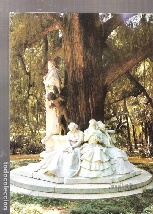 Postales: Monumento a B&eacute;cquer. Parque Mar&iacute;a Luisa. Sevilla. - Foto 1