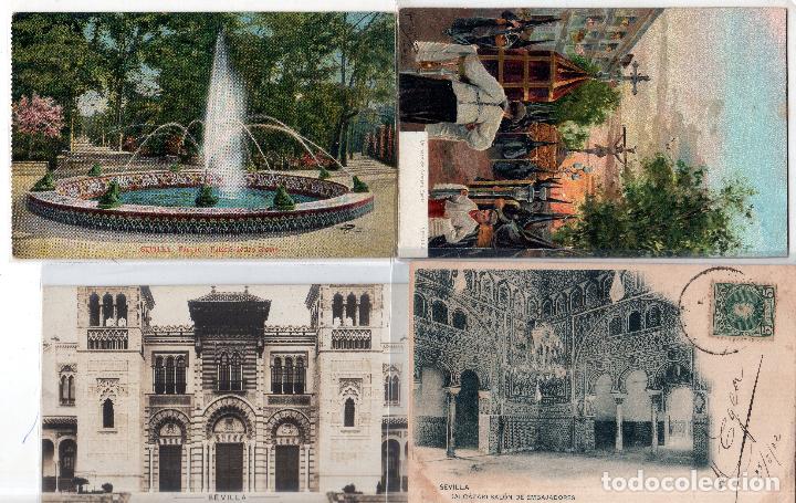 Postales: LOTE DE 4 POSTALES DE SEVILLA. - Foto 1