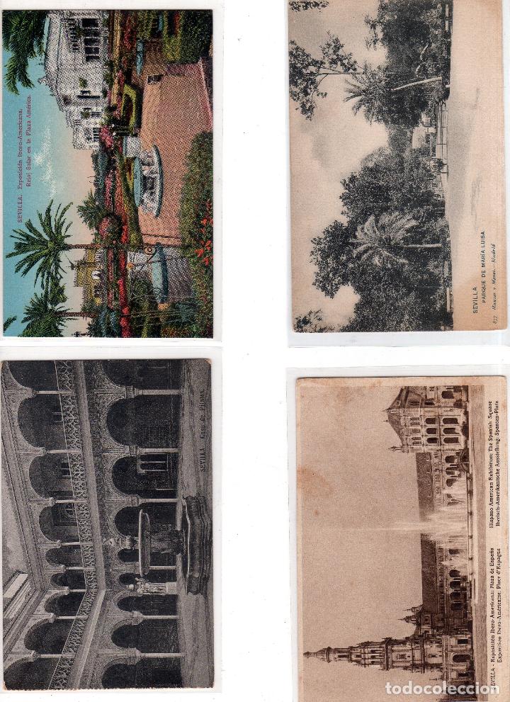 Postales: LOTE DE 4 POSTALES DE SEVILLA. - Foto 1