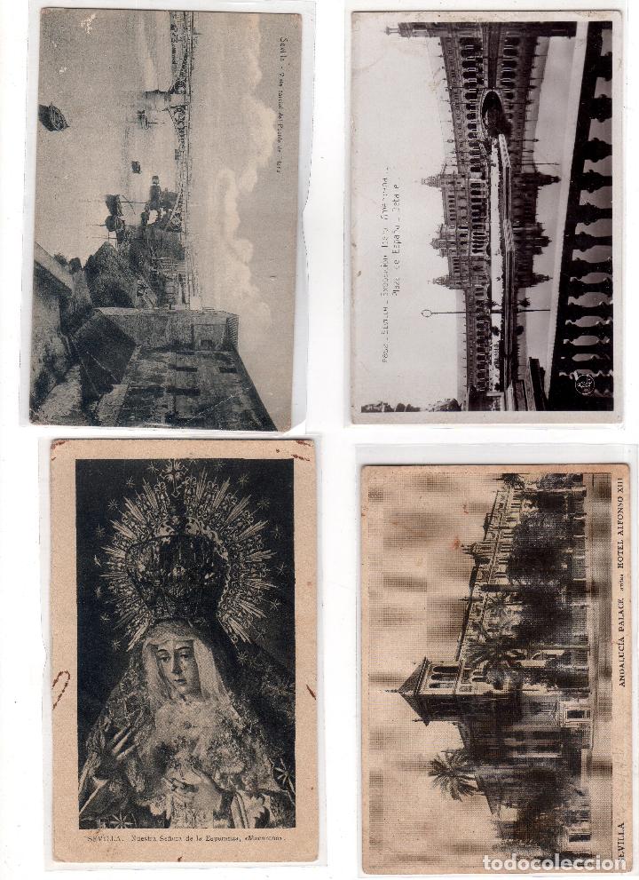 Postales: LOTE DE 4 POSTALES DE SEVILLA. - Foto 1