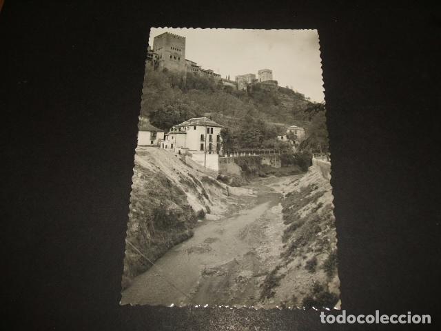 Postales: GRANADA RIO DARRO Y LA ALHAMBRA - Foto 1