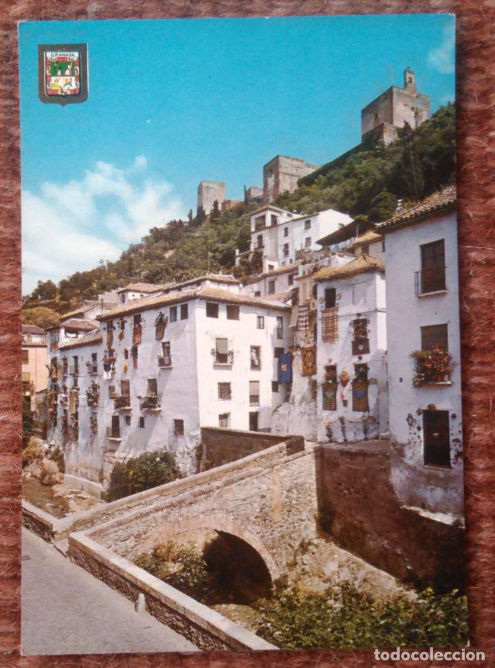 Postales: GRANADA - CARRERA DEL DARRO - Foto 1