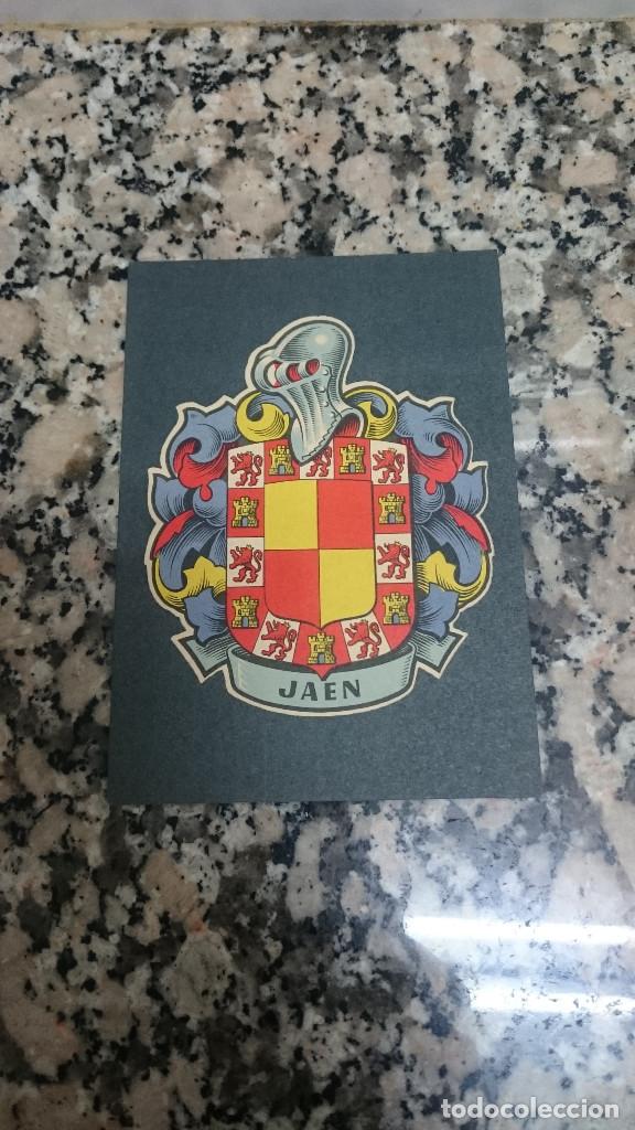 Postales: POSTAL BLASONES DE ESPA&Ntilde;A  ESCUDO JAEN COLECCI&Oacute;N HER&Aacute;LDICA SIN CIRCULAR