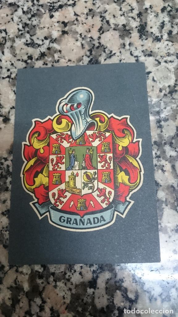 Postales: POSTAL BLASONES DE ESPA&Ntilde;A  ESCUDO GRANADA COLECCI&Oacute;N HER&Aacute;LDICA SIN CIRCULAR