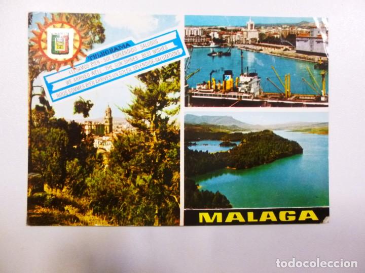Postales: Lote de 17 postales Malaga a&ntilde;os 60 y 70