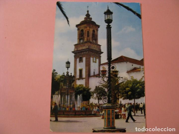 Postales: POSTAL DE ALGECIRAS. IGLESIA DE LA PALMA. ED. ARRIBAS. ESCRITA 1962.