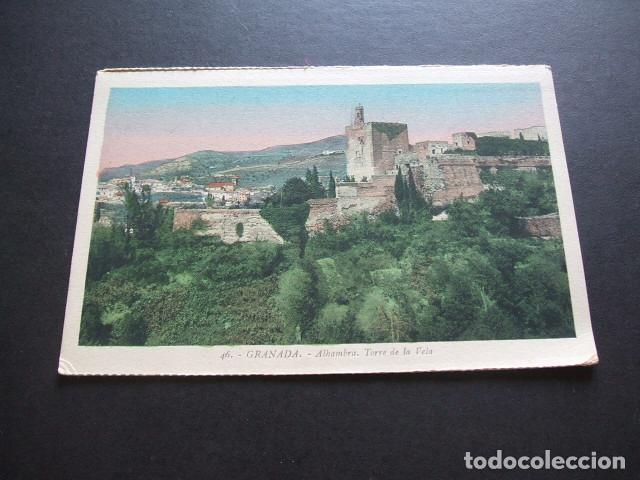 Postales: GRANADA ALHAMBRA TORRE DE LA VELA - Foto 1