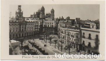 Postales: POSTAL DE CADIZ. PLAZA DE SAN JUAN DE DIOS. FORMATO PEQUE&Ntilde;O 9,5X5,5 CM.   P-ANC-605