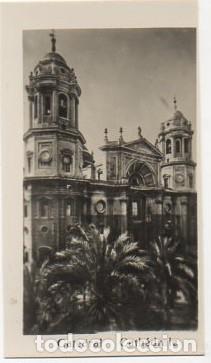 Postales: POSTAL DE CADIZ. CATEDRAL. FORMATO PEQUE&Ntilde;O 9,5X5,5 CM.   P-ANC-606