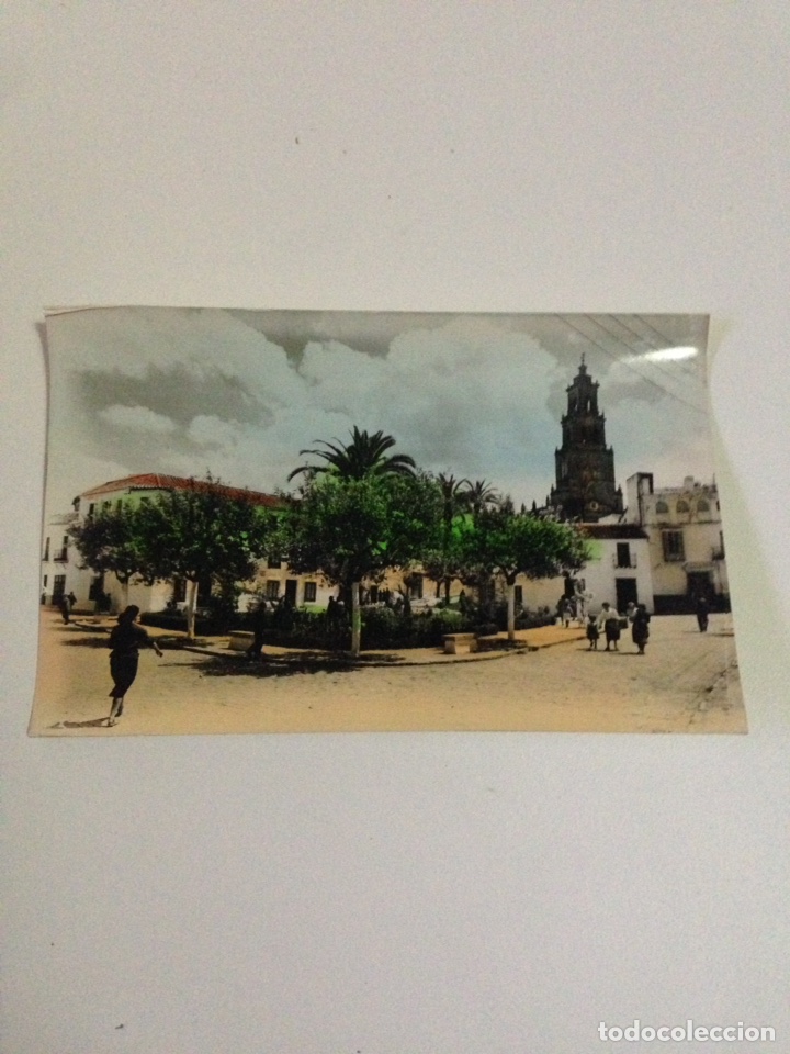 Postales: Postal antigua,21-utrera,plaza de enrique de la cuadra.