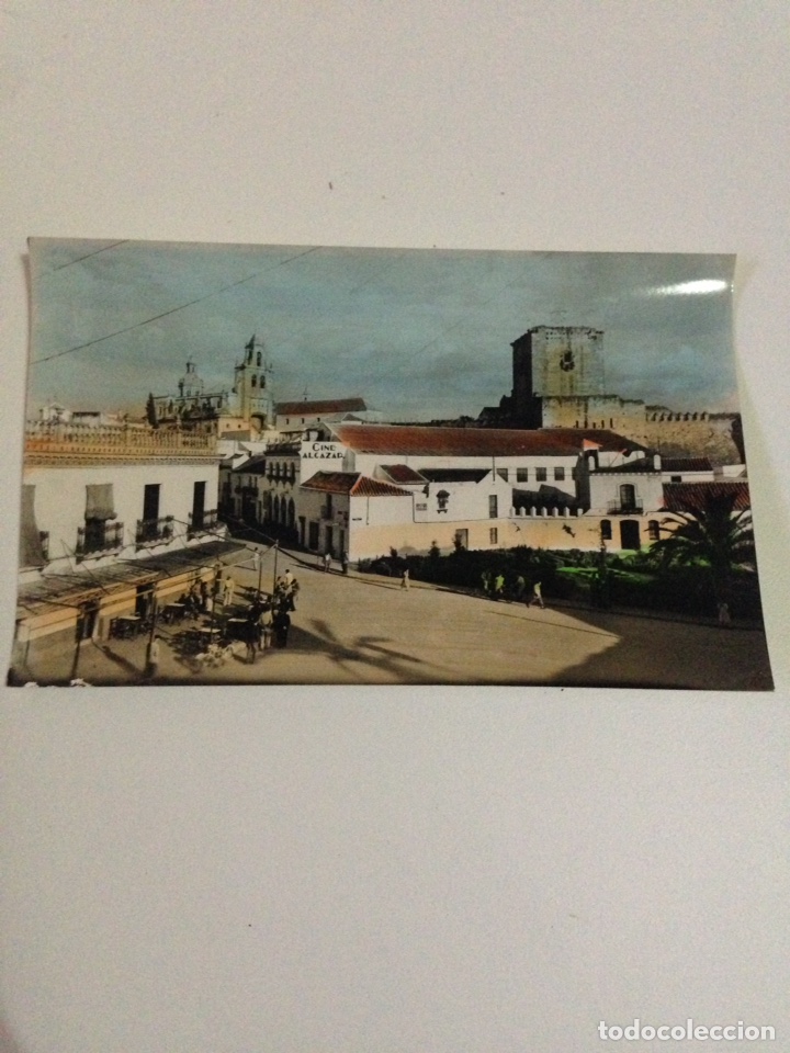 Postales: Postal antigua,19-utrera,plaza de santa ana y vista parcial (a color).