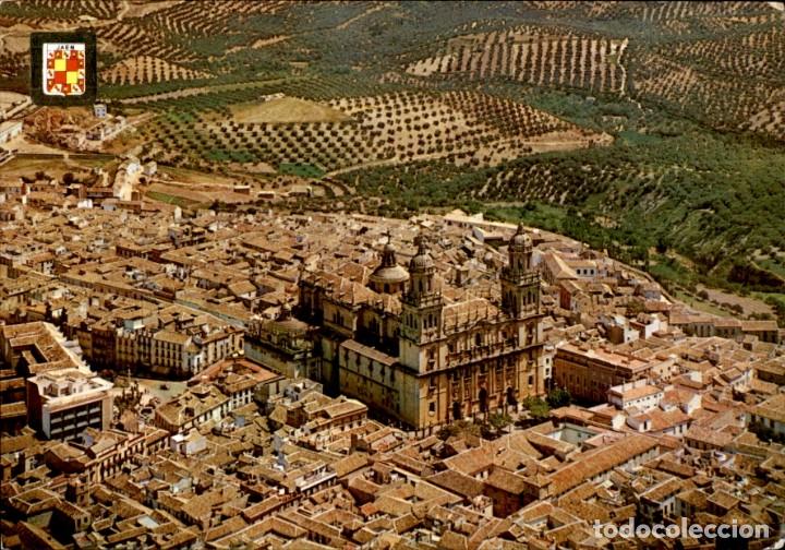 Postales: Jaen. 1207 &ndash; Vista Panoramica &ndash; Escudo de oro &ndash; A&ntilde;o 1966 - SC