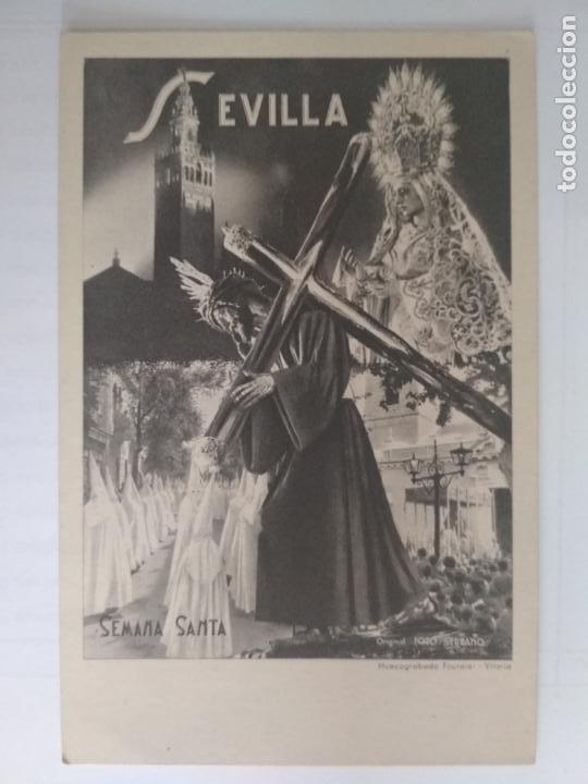 Postales: POSTAL SEVILLA.SEMANA SANTA, SIN CIRCULAR, HUECOGRABADO FOURNIER