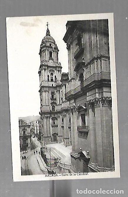 Postales: TARJETA POSTAL DE MALAGA - TORRE DE LA CATEDRAL. TRASCORO. L.ROISIN