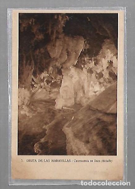 Postales: TARJETA POSTAL DE GRUTA DE LAS MARAVILLAS - CRISTALERIA DE DIOS (DETALLE). 3. MUMBRU