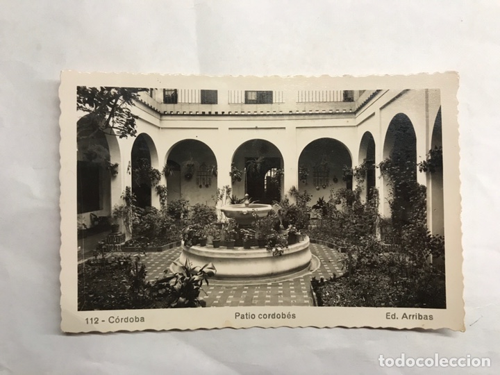 Postales: CORDOBA. Postal No.112 Patio Cordob&eacute;s. Edita: ediciones Arribas (h.1940?)