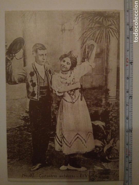 Postales: POSTAL COSTUMBRES ANDALUZAS EL VITO.SEVILLA Q SE FUE N 55(REPRODUCION DIARIO 16.FORTUNA).AV3