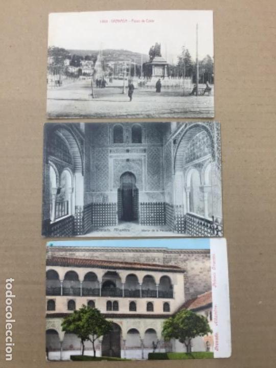 Postales: GRANADA. 3 POSTALES ANTIGUAS. - Foto 1