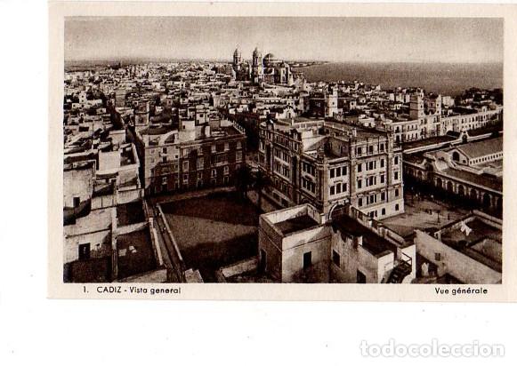 Postcards: TARJETA POSTAL DE CADIZ. VISTA GENERAL. L. ROISIN, FOT.