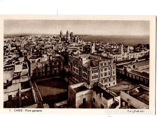 Postcards: TARJETA POSTAL DE CADIZ. VISTA GENERAL. L. ROISIN, FOT.