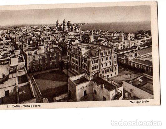 Cartoline: TARJETA POSTAL DE CADIZ. VISTA GENERAL. L. ROISIN, FOT.