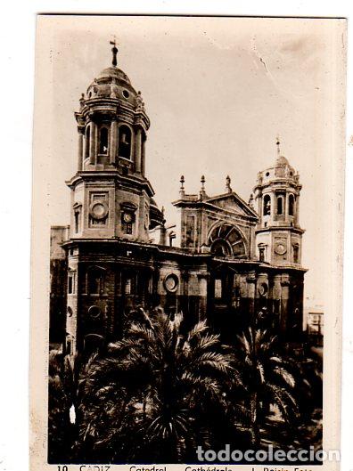 Cartoline: TARJETA POSTAL DE CADIZ N&ordm; 10. CATEDRAL. L. ROISIN- FOTO.