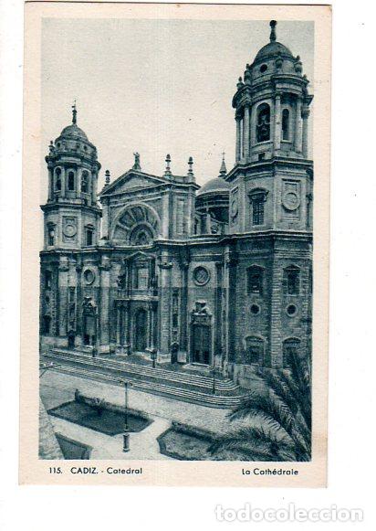 Cartoline: TARJETA POSTAL DE CADIZ. CATEDRAL.
