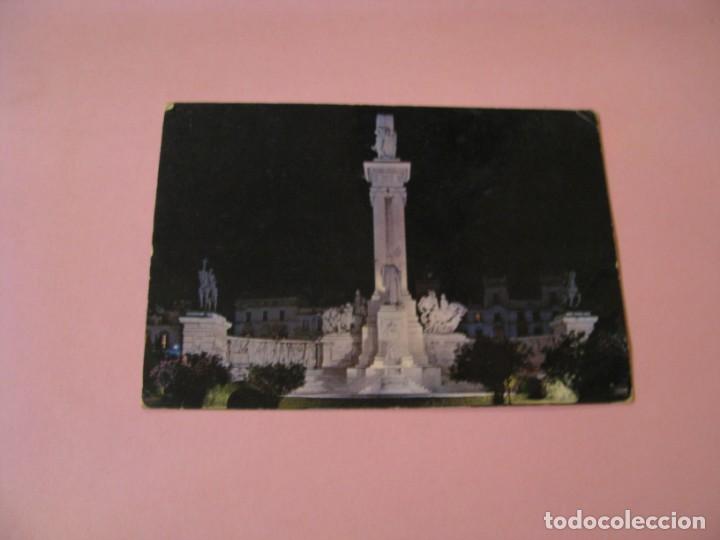 Postales: POSTAL DE CADIZ. MONUMENTO A LAS CORTES DE 1812. ED. GARCIA GARRABELLA. CIRCULADA 1959.