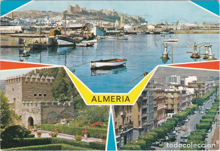 Postales: almeria, puerto, alcazav&iexcl;ba y avda, del generalisimo
