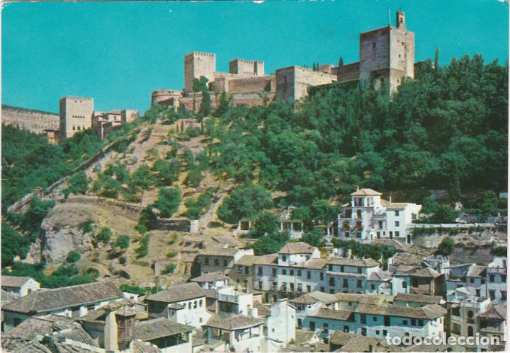 Postales: granada, torres de la alhambra - Foto 1
